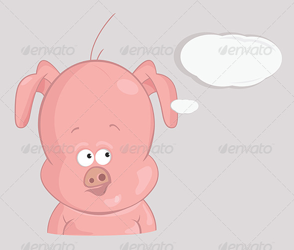 Baby Pig Savings Idea - Animals Characters