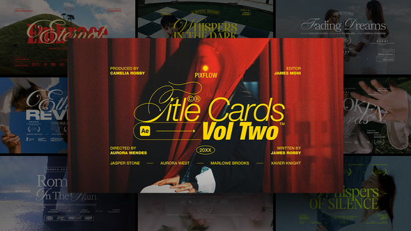 Title Card Vol. 02 Ae Titles template preview