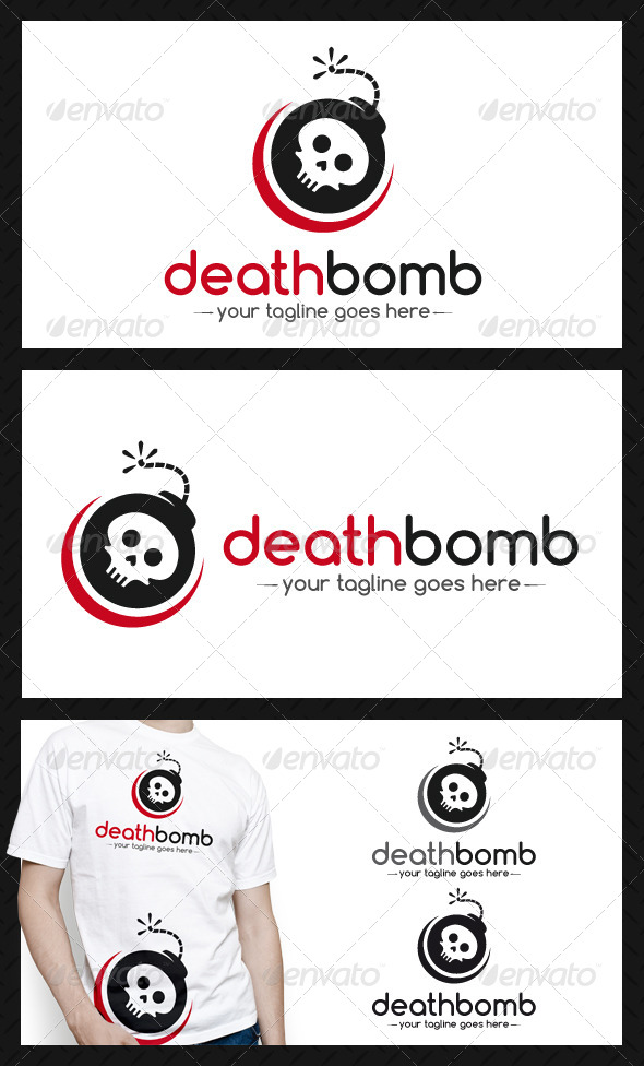 Death Bomb Logo Template - Objects Logo Templates