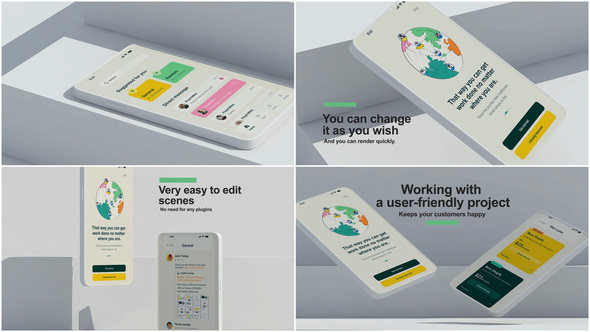 Cartoon App Promo Product Promo template preview