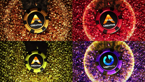 Casino Golden Chip Unveil Openers template preview