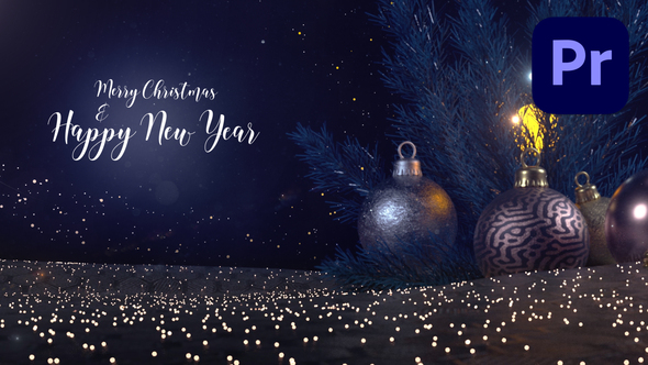 Christmas Lights Intro Premiere PRO Premiere Pro template preview