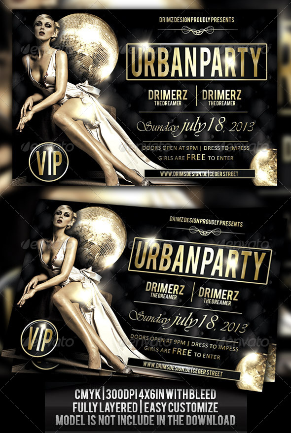 Urban Night Flyer - Clubs & Parties Events