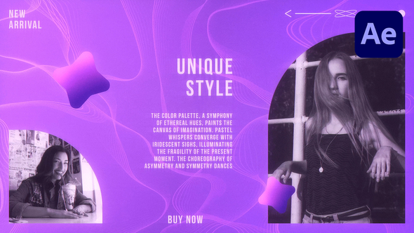 Gradient Typography Intro Openers template preview