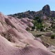 Amazing pink rocks and Uchisar castle in the background at Cappadocia, Turkey - VideoHive Item for Sale