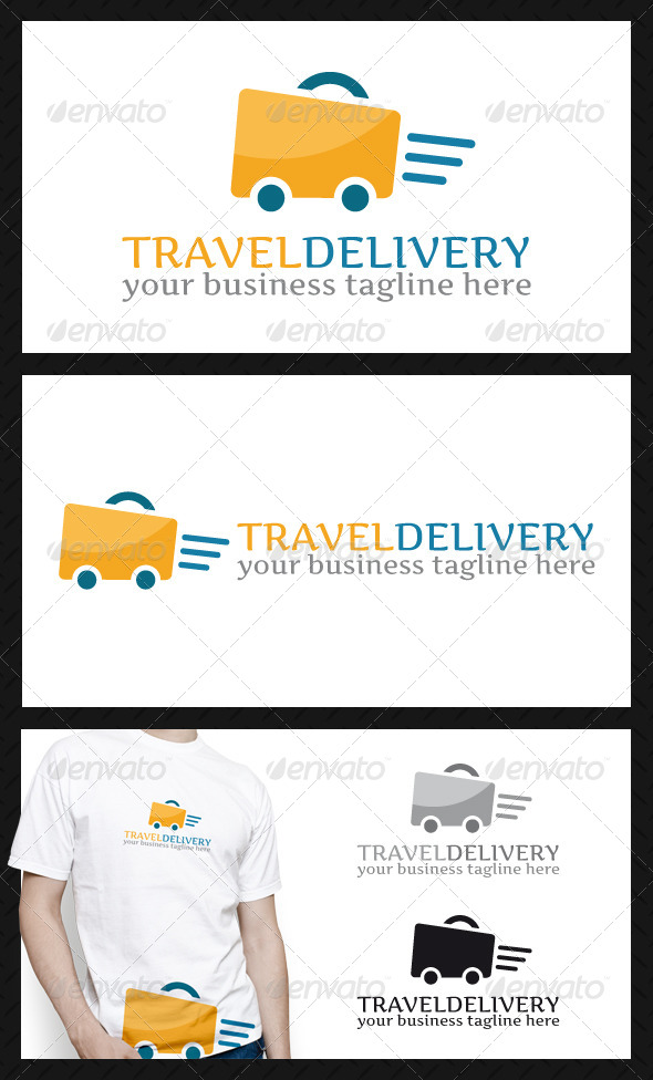 Travel Fast Delivery Logo Template - Objects Logo Templates