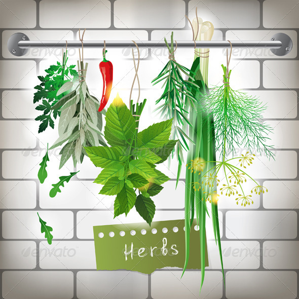 Herbal Bunches - Food Objects