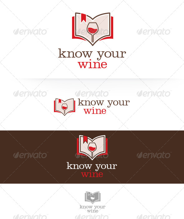 Know Your Wine - Food Logo Templates