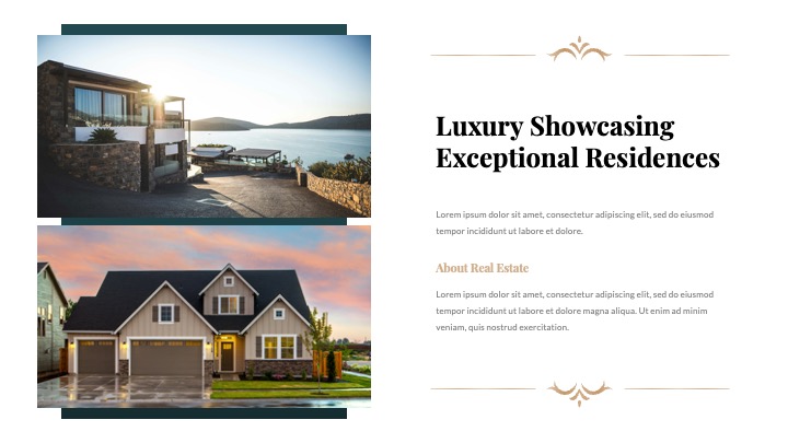 Prestige - Luxury Real Estate Presentation Power Point Template ...