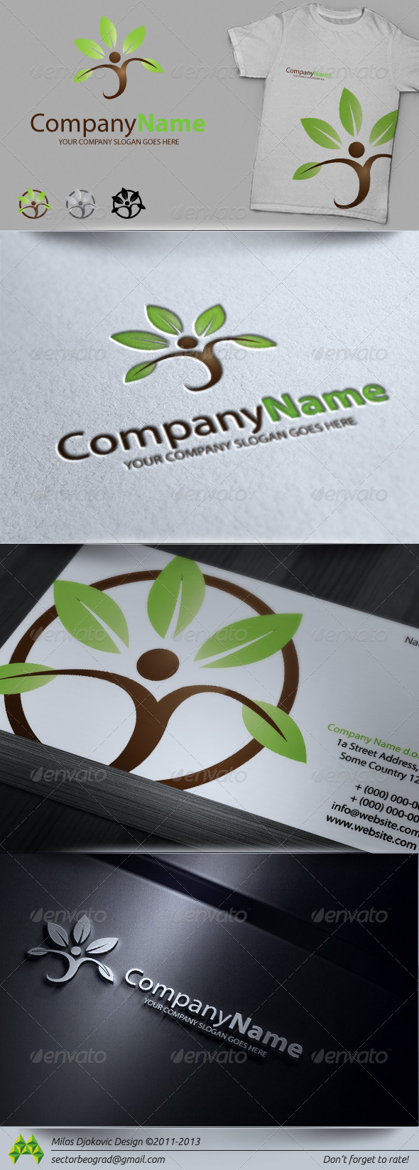Eco Health Logo - Nature Logo Templates
