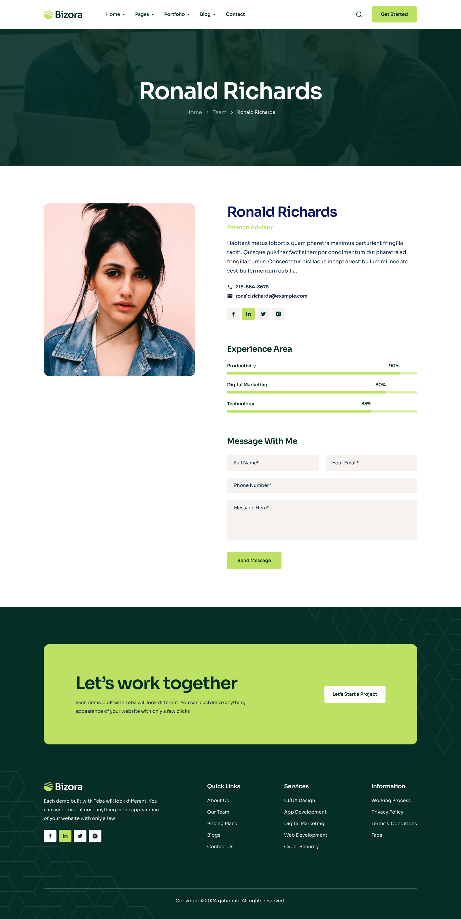 Bizora - Business Consulting Figma Template by qubohub | ThemeForest