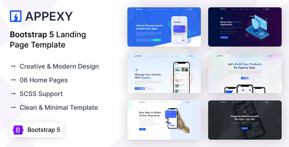 Appexy - Landing & Admin Dashboard Template