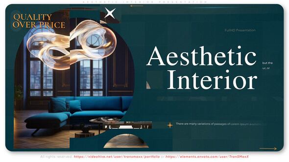 Aesthetic Interior Presentation Openers template preview