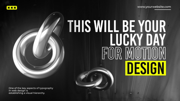 Bold Typography Scenes Titles template preview