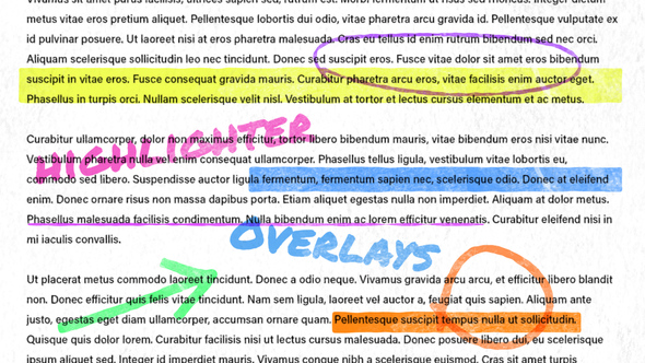 Media Highlighter Overlays Elements template preview