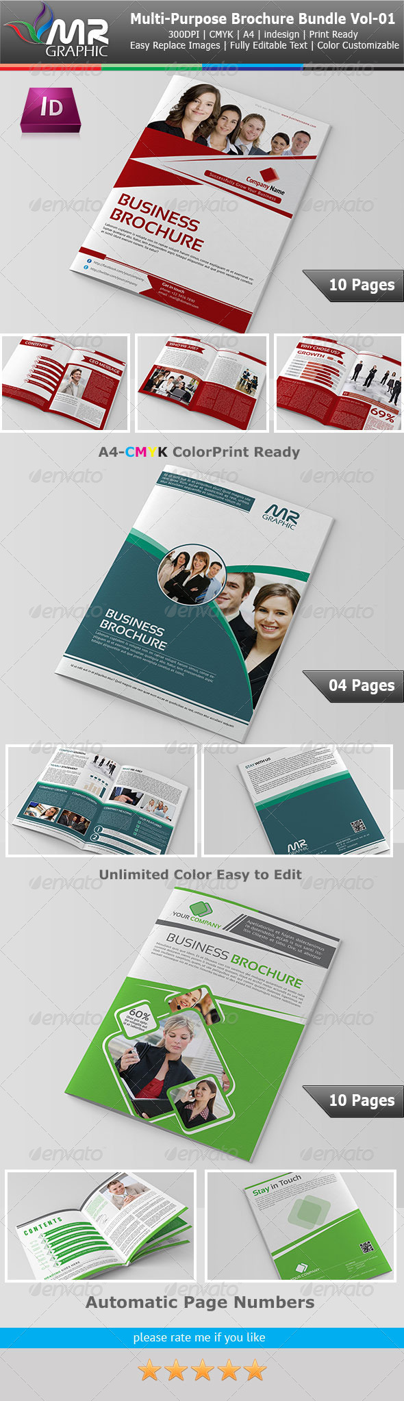 Multipurpose Business Borchure Bundle Vol-01 - Corporate Brochures