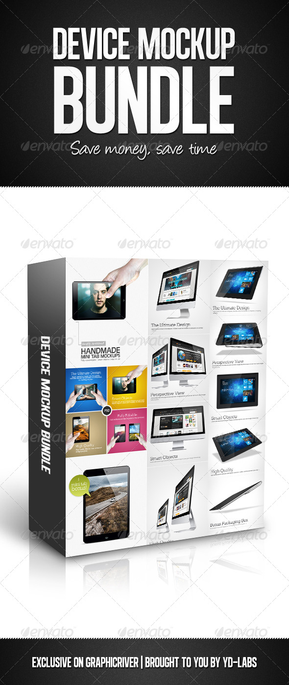 Device Mockup Bundle - Multiple Displays