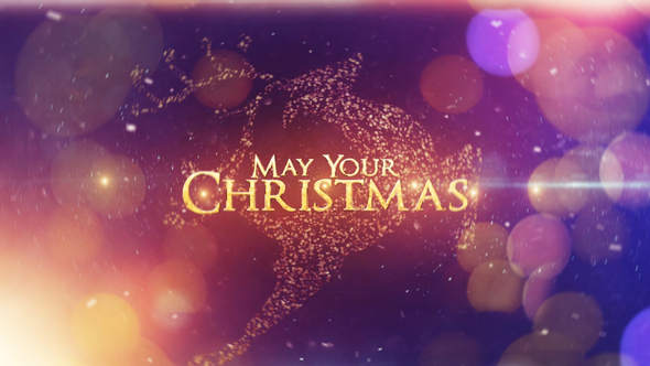 Christmas Greetings 2025 Titles template preview