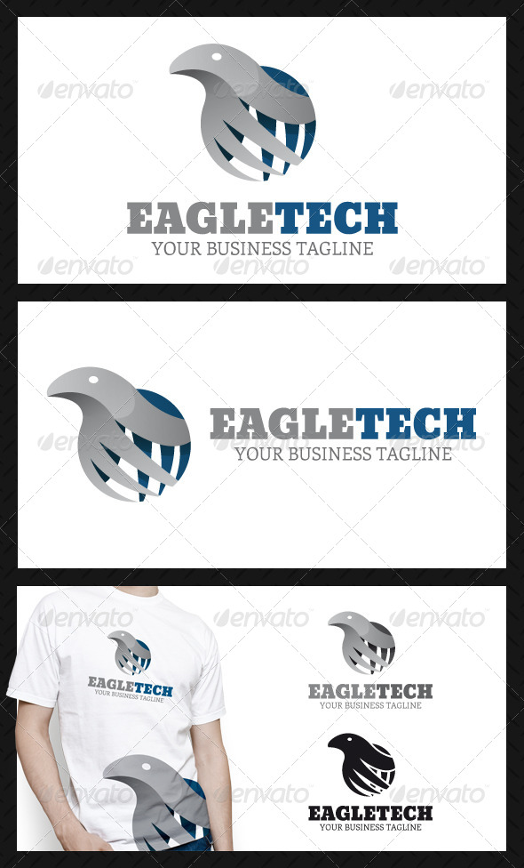 Eagle Tech Logo Template - Animals Logo Templates