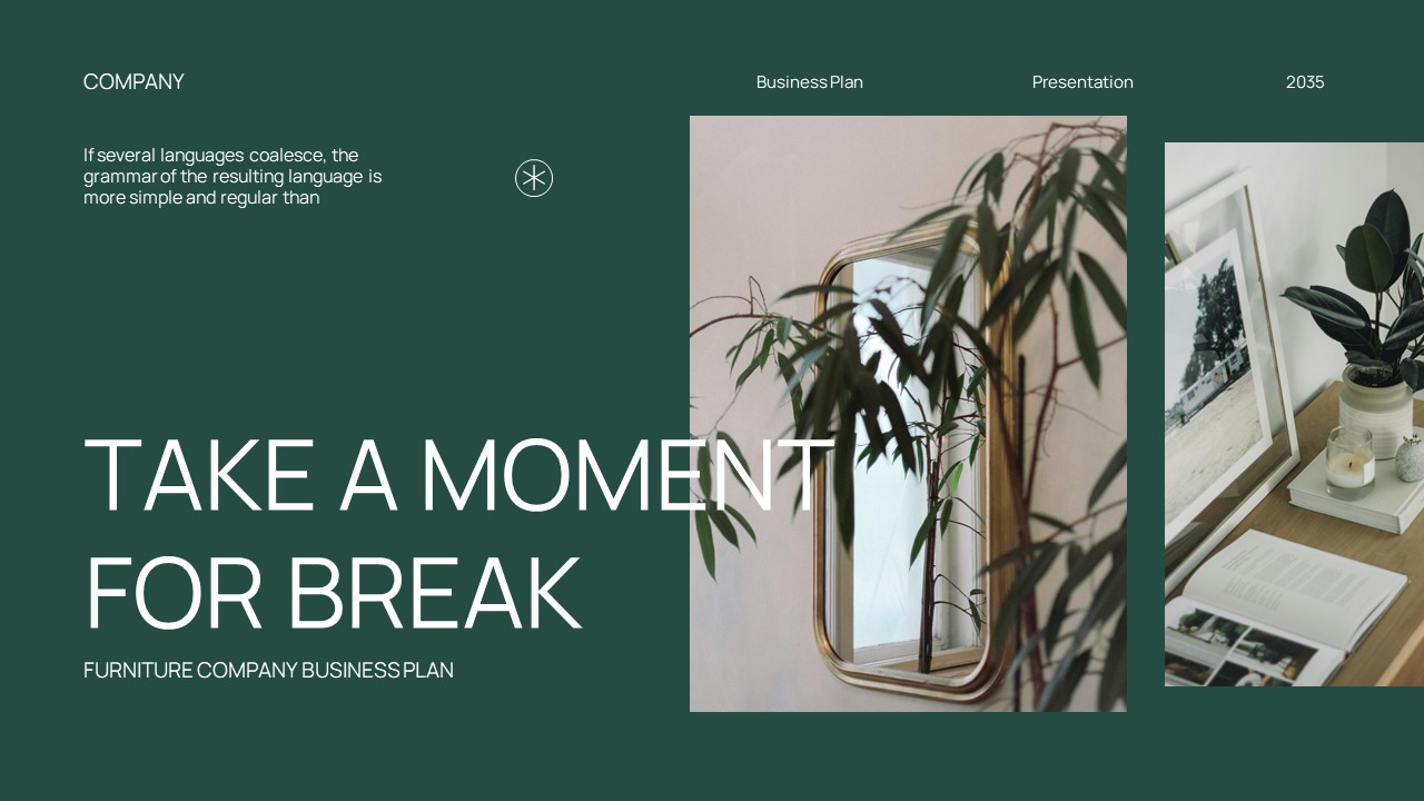 Green White Modern Minimalist Business Plan PPT Presentation ...