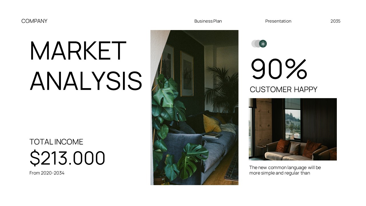 Green White Modern Minimalist Business Plan PPT Presentation ...