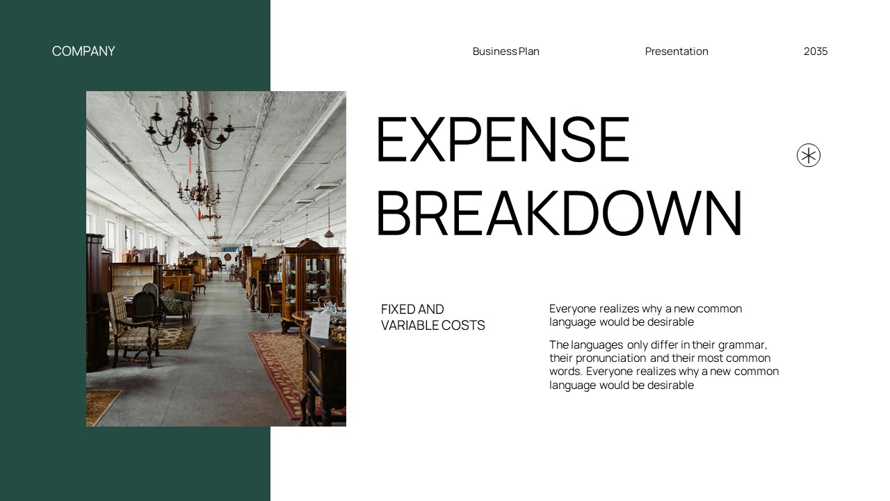 Green White Modern Minimalist Business Plan PPT Presentation ...