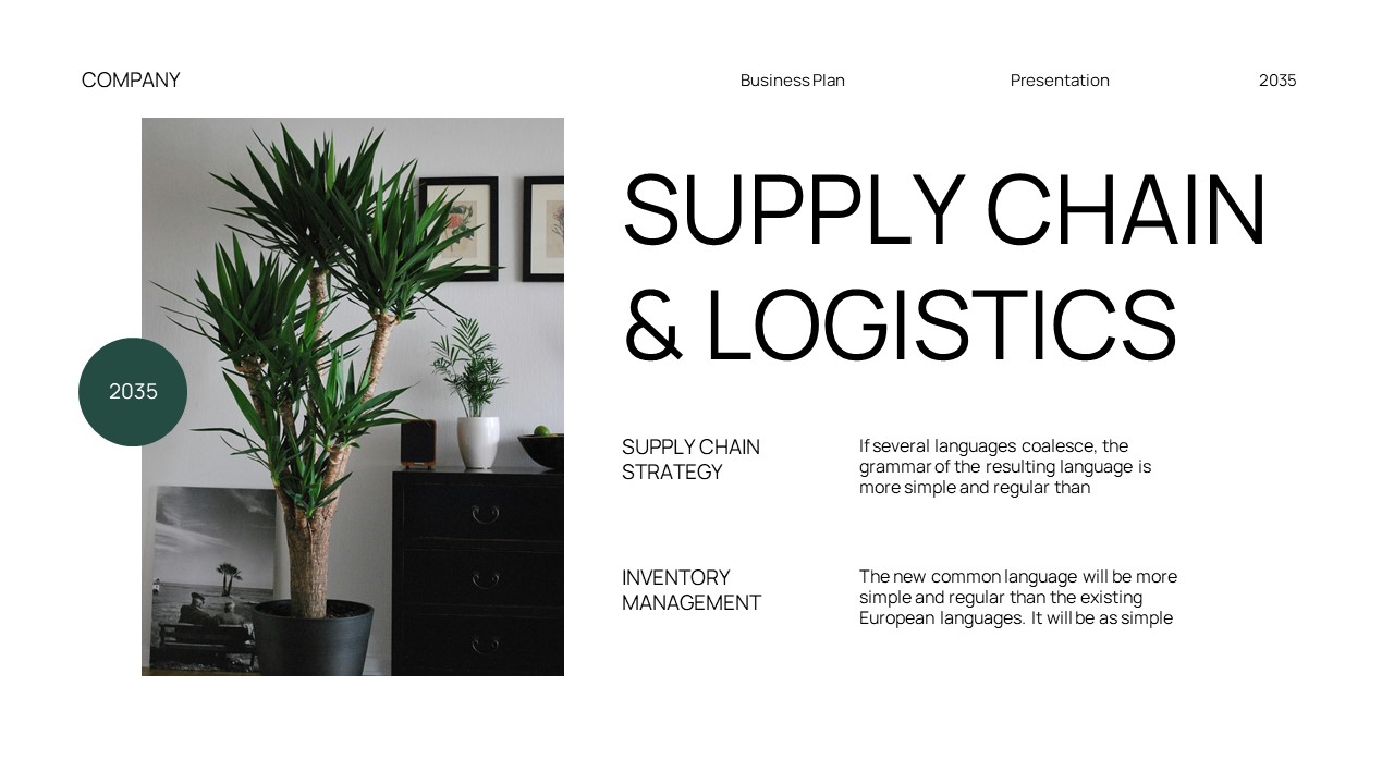 Green White Modern Minimalist Business Plan GSL Presentation ...