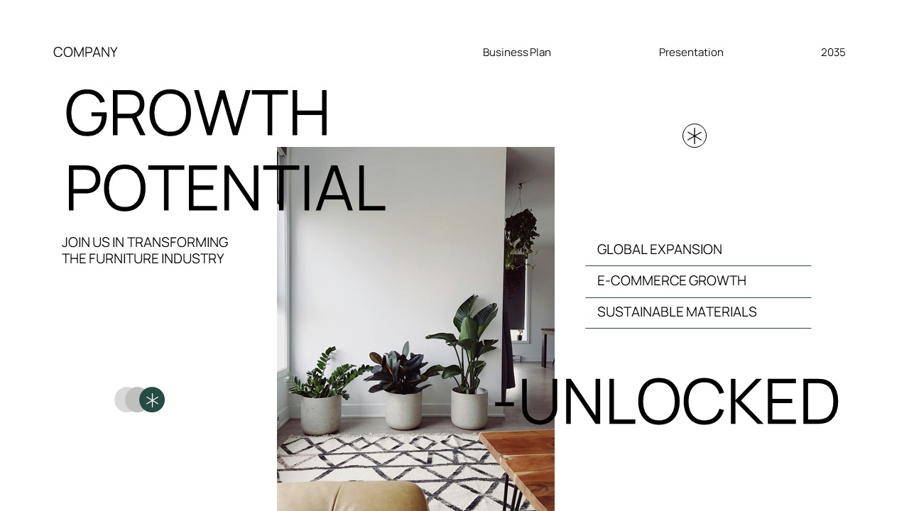 Green White Modern Minimalist Business Plan GSL Presentation ...