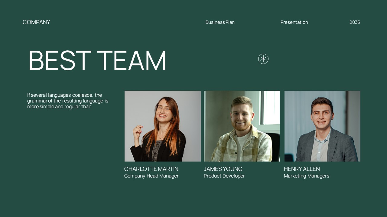 Green White Modern Minimalist Business Plan GSL Presentation ...