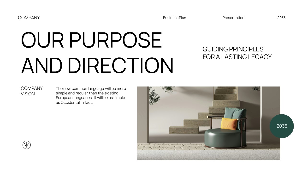 Green White Modern Minimalist Business Plan GSL Presentation ...