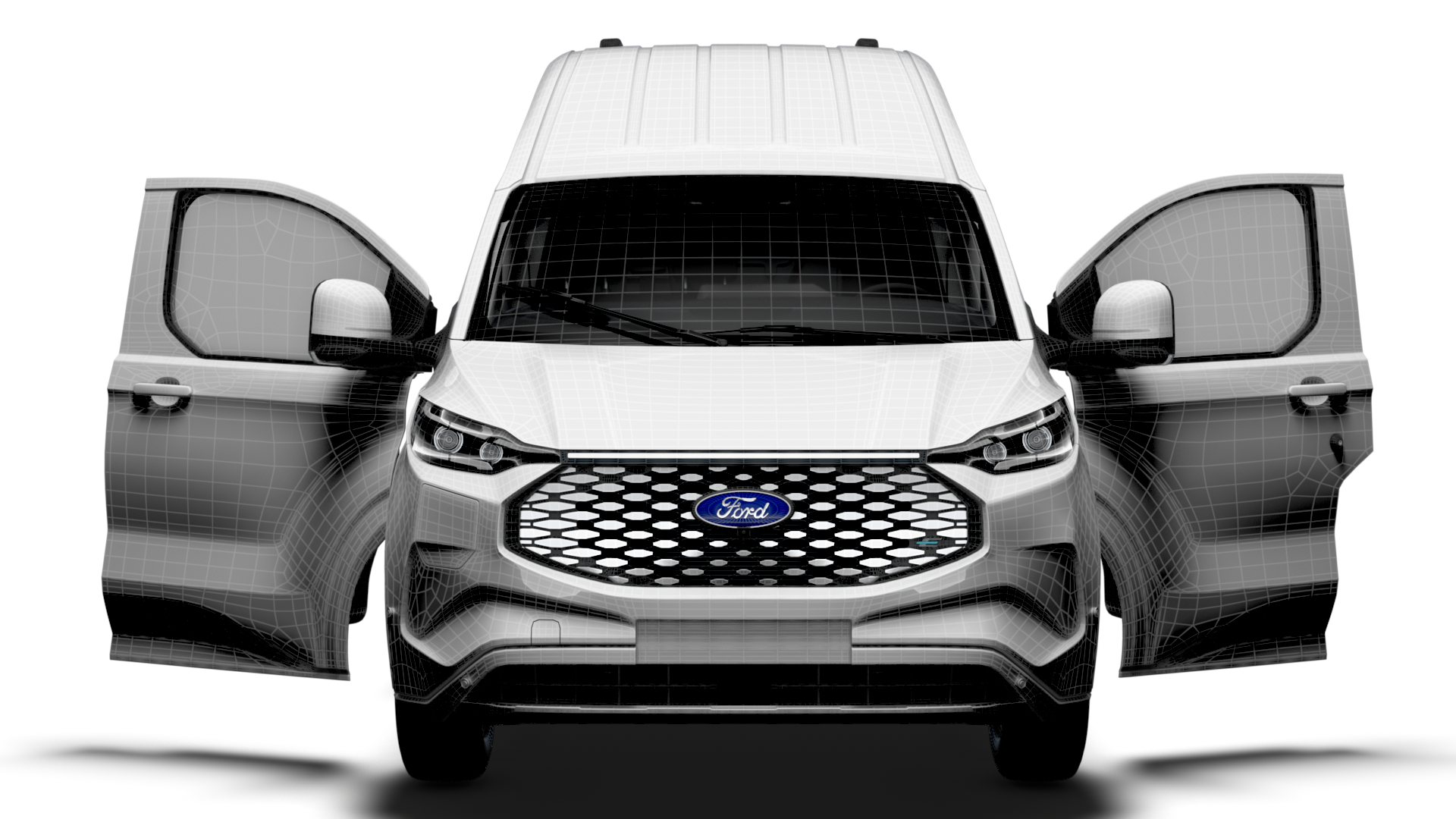 Ford E Transit Custom L2H2 2SD HQ Interior 2024 by creator_3d