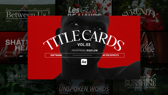 Title Card Vol. 03 Ae Titles template preview