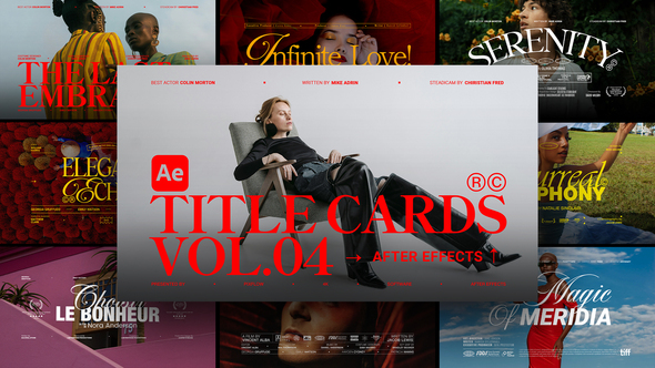Title Card Vol. 04 Ae Titles template preview