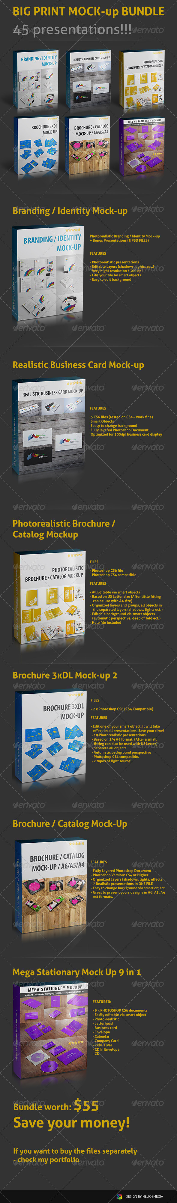 Big Print Mock-up Bundle - Print Product Mock-Ups