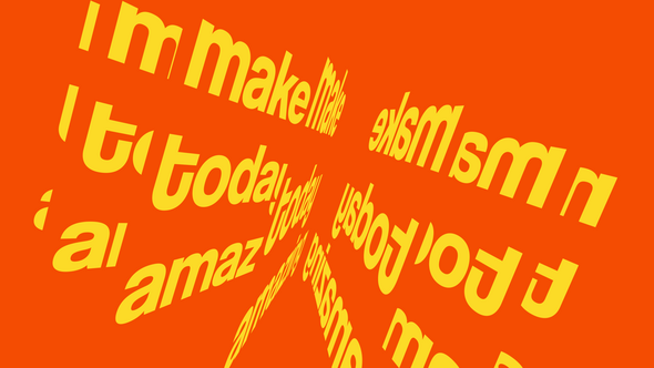 Dynamic Typography Loops Video Displays template preview