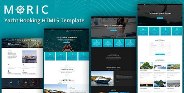 Moric-Yacht Booking HTML5 Template