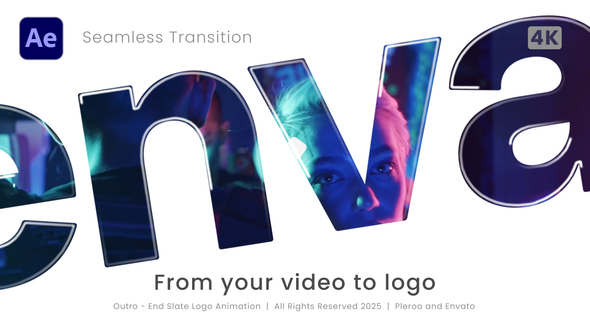 Outro - End Slate Logo Logo Stings template preview