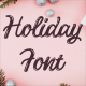 Elegant Holiday Font - VideoHive Item for Sale