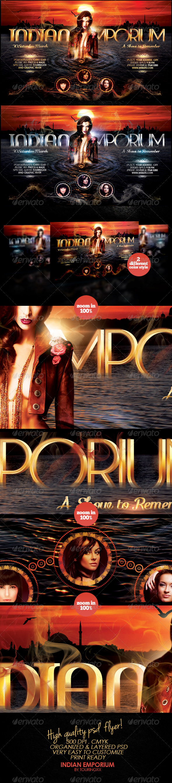 Indian Emporium Flyer Template - Flyers Print Templates