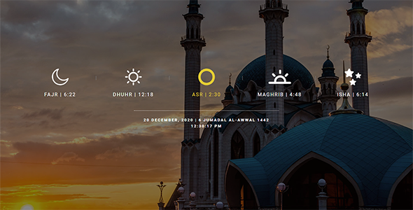 Salah Time, Fasting Time Calendar WordPress Plugin