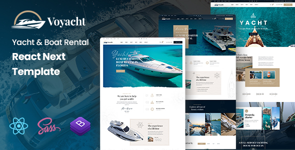 Voyacht - Yacht and Boat Rental React Next Template