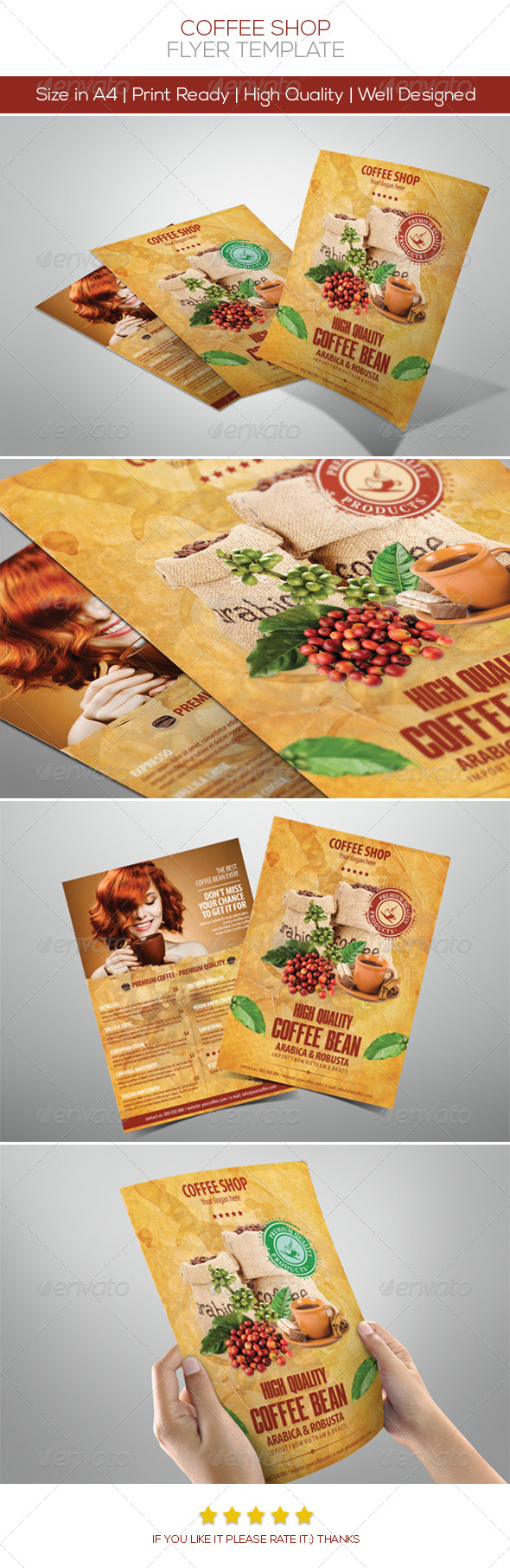 Coffee Flyers - Restaurant Flyers