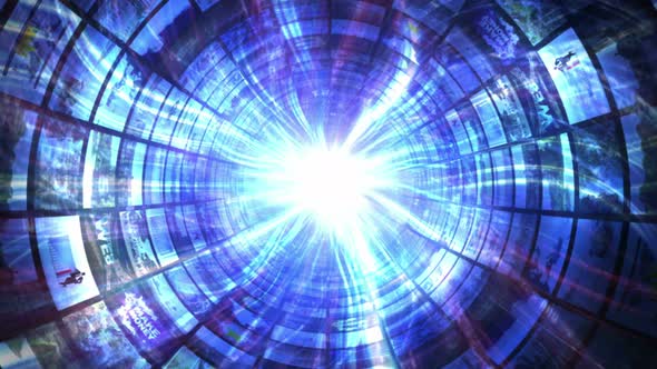 Technological Monitors Tunnel alt