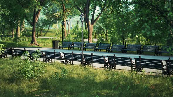 Parks are Closed and Cordoned Off Due to the Corona Virus Pandemic alt