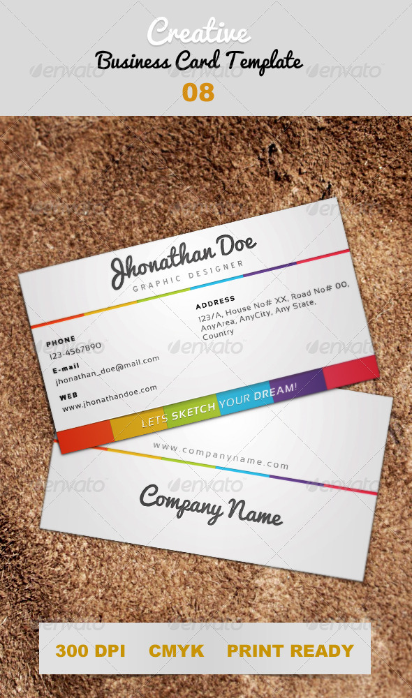 Creative White Business Card Template 08 - Creative Business Cards