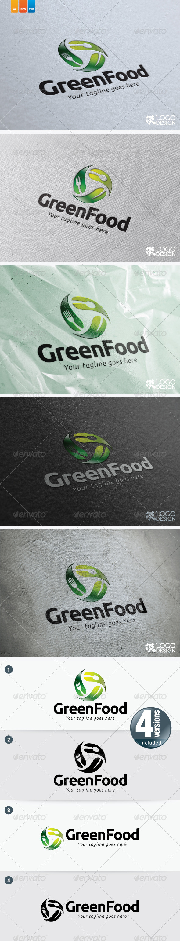 Green Food - Nature Logo Templates