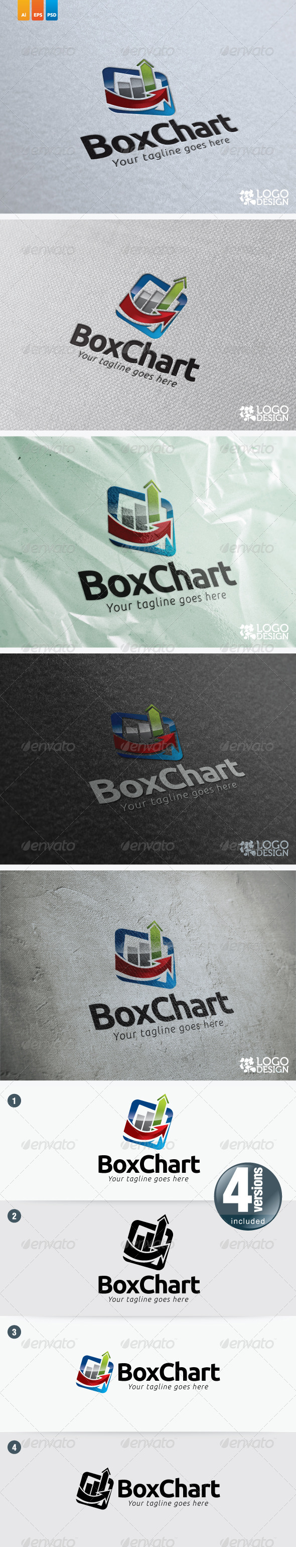 Boxed Chart - Symbols Logo Templates