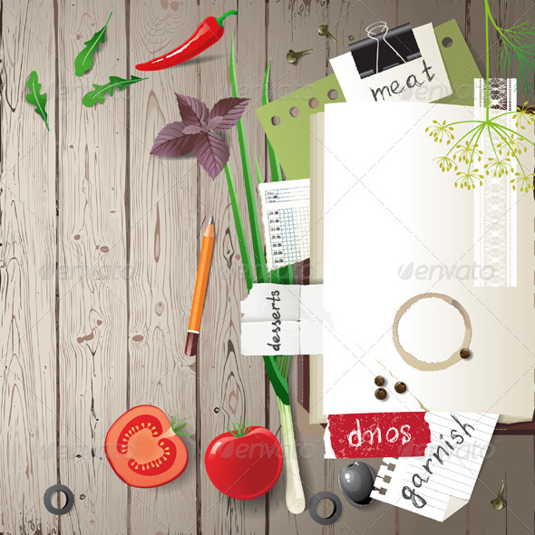 Cookbook - Backgrounds Decorative