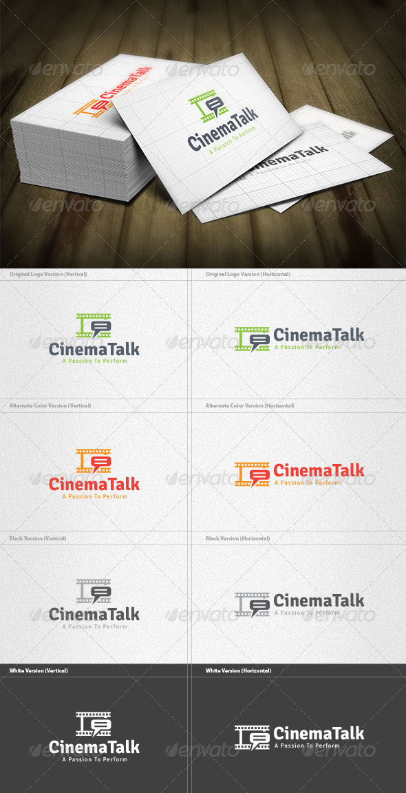 Cinema Talk Logo - Objects Logo Templates