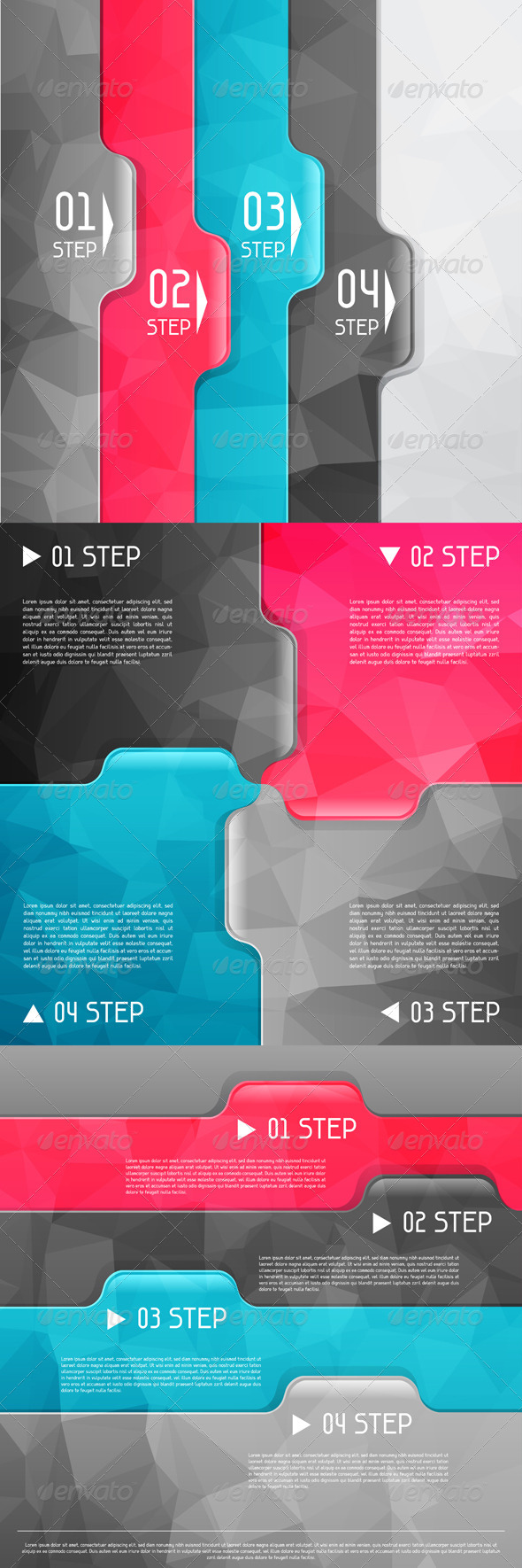 Business Geometric Backgrounds. - Backgrounds Business